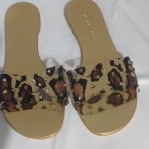 Guiseppe Zanotti Leopard Slides